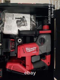 Milwaukee M18CHX-0 Fuel 18V Brushless SDS Hammer Drill + 5Ah + Charger +Box