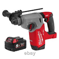 Milwaukee M18FH-0 18V Fuel 4-Mode 26mm SDS+ Hammer Drill with 1 x 5.0Ah Battery