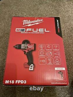 Milwaukee M18FPD3-0 M18 FUEL 18V Cordless Hammer Drill Driver (Body Only)