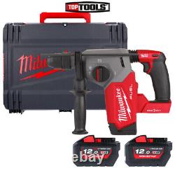 Milwaukee M18ONEFHX 18V Fuel SDS+ Hammer Drill With 2 x 12.0Ah Batteries & Case