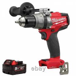 Milwaukee M18ONEPD-0 18V Fuel Brushless Combi Hammer Drill & 1 x 5.0Ah Battery