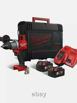 Milwaukee M18fpd2-502x Combi 135nm Heavy Duty Combi Kit 2x 5. O Batterys