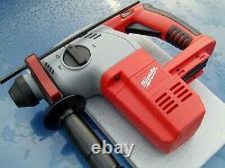 Milwaukee V 28 H M28 V28 Heavy Duty 28v 4 Mode Sds Hammer Drill Bare Unit Only