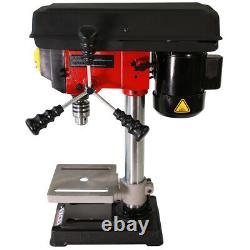 New Heavy Duty 300W 13mm Rotary Pillar Drill 5 Speed Press Drilling Bench Press