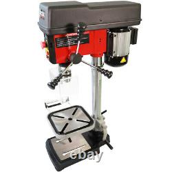 New Heavy Duty 500W 16mm Rotary Pillar Drill Variable Speed Press Drilling Bench