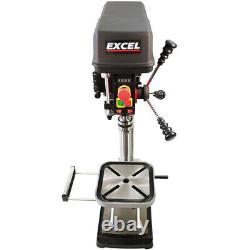 New Heavy Duty 500W 16mm Rotary Pillar Drill Variable Speed Press Drilling Bench