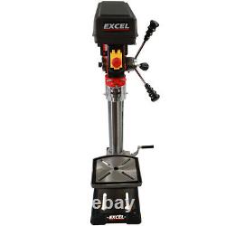 New Heavy Duty 600W 16mm Rotary Pillar Drill 12 Speed Press Drilling Bench Press