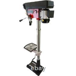 New Heavy Duty 600W 20mm Rotary Pillar Drill 12 Speed Press Drilling Bench Press