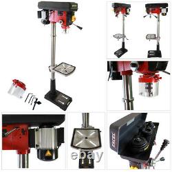 New Heavy Duty 600W 20mm Rotary Pillar Drill 12 Speed Press Drilling Bench Press