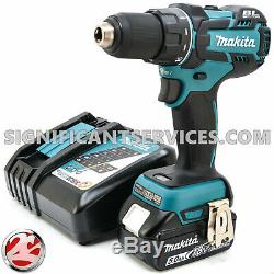 New Makita XFD06 18V LXT Brushless Cordless 1/2 Drill Driver 5.0 Ah Battery Kit