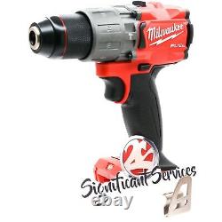 New Milwaukee 2804-20 M18 FUEL 18V 1/2 Brushless Cordless Hammer Drill Driver