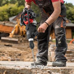 Petrol Hammer Drill 2-Stroke 32.6CC Breaker Demolition Jackhammer Heavy Duty