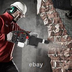 Petrol Hammer Drill 2-Stroke 32.6CC Breaker Demolition Jackhammer Heavy Duty