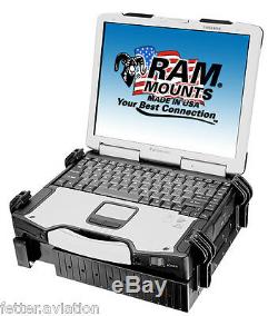 RAM POD Heavy Duty Single Point Car/Truck No-Drill Laptop Mount