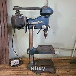 RARE! 1937 Craftsman 12 3/4 Bench Top 4-Speed Drill Press Works