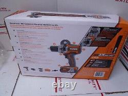 Ridgid Brishless 18v Compact Hammer Drill/driver Kit R86116k New Fast Shipping