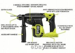 Ryobi P223 ONE+ HP 18V Brushless 1 SDS-Plus Rotary Hammer Drill Tool NEW