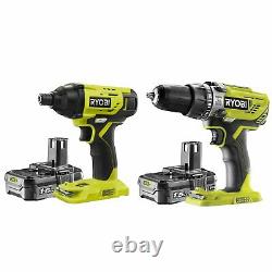 Ryobi R18PDID2-215S Cordless Drilling & Driving Starter Kit