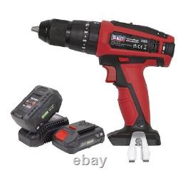 Sealey Hammer Drill/Driver Kit? 13mm 20V 2 Batteries CP20VDDKIT