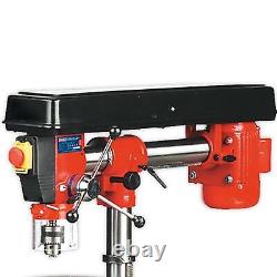 Sealey Radial Pillar Drill Bench Heavy Duty 550W 16mm Chuck 5 Speed Drilling