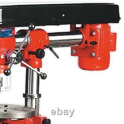 Sealey Radial Pillar Drill Bench Heavy Duty 550W 16mm Chuck 5 Speed Drilling