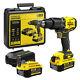 Stanley Fatmax V20 18v Cordless Brushless Hammer Drill With 2 X 4.0ah Batteries