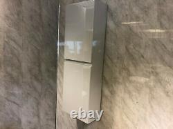 Tall Boy Light Grey Gloss Wall Hung Storage Bathroom Kitchen 100% Waterproof