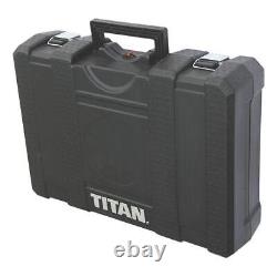 Titan SDS Hammer Drill & Chisel Electric 6-Speeds Anti Vibration Carry Case 110V