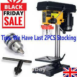 URLWALL Bench Top 9 High Speed Pillar Drill Press & Table Stand 16mm Chuck 230v