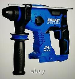 USA SHIP NEW KOBALT 24v MAX 7/8 ROTARY HAMMER DRILL BRUSHLESS SDS+ KRH 124B-03