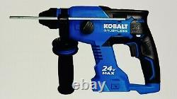 USA SHIP NEW KOBALT 24v MAX 7/8 ROTARY HAMMER DRILL BRUSHLESS SDS+ KRH 124B-03