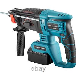 VEVOR Variable Speed Electric Rotary Hammer SDS Cordless Drill 4 Functions 18V