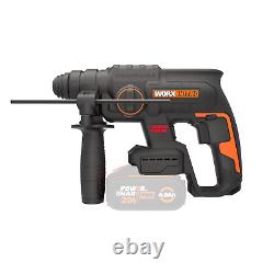 WORX WX381.9 18V (20V MAX) Cordless Brushless 2.0KG Rotary Hammer Body Only