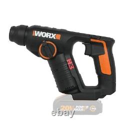 WORX WX394 18V (20V MAX) 1.5Kg Rotary Hammer Drill BODY ONLY + CASE